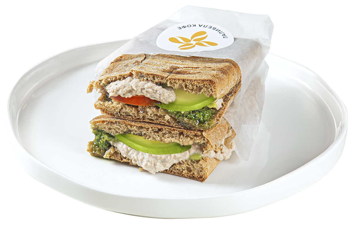 Сэндвич с риетом из тунца